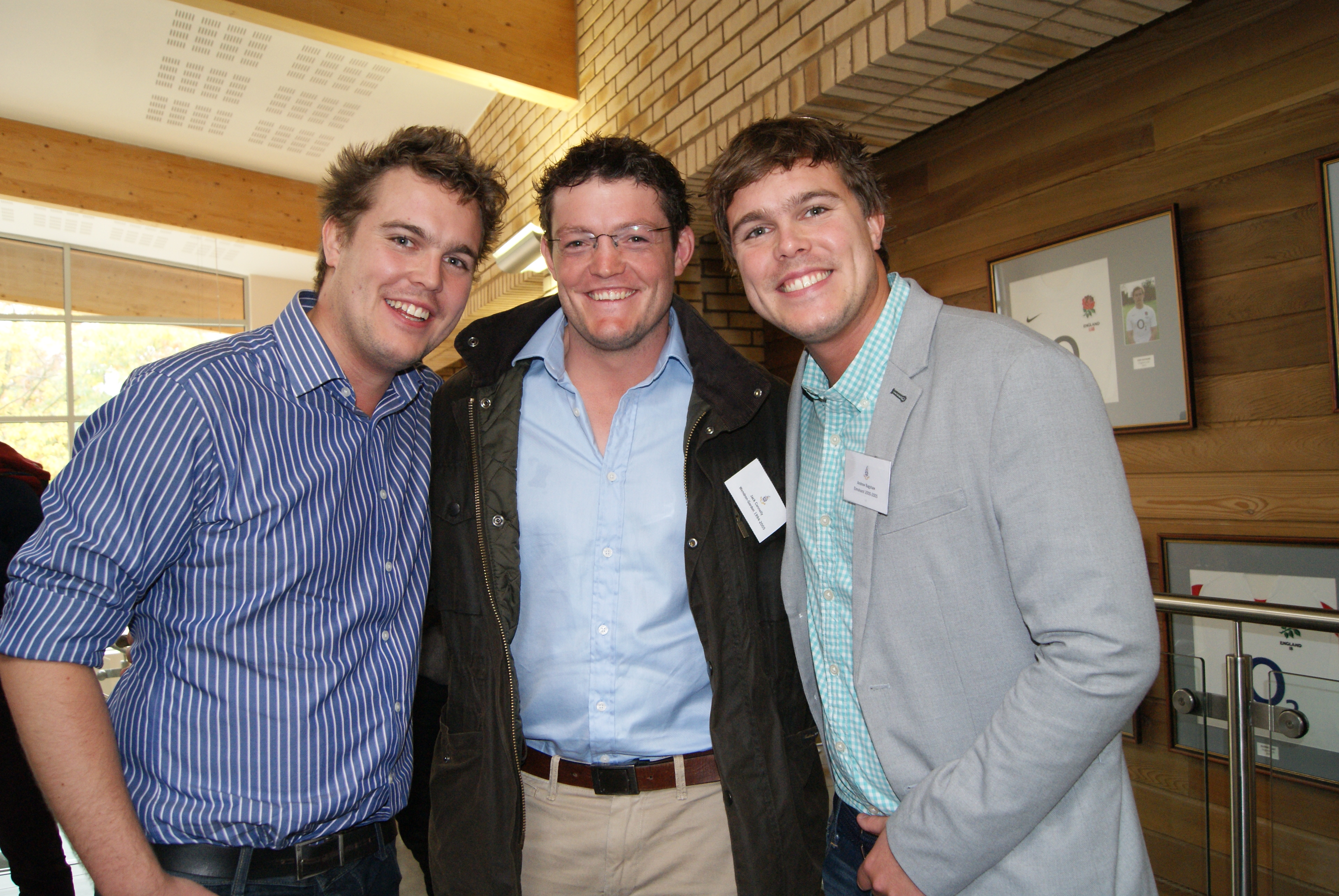2005 Leavers' Reunion, 3/10/2015 - Mark Bagshaw, Jack Connolly, Andrew Bagshaw